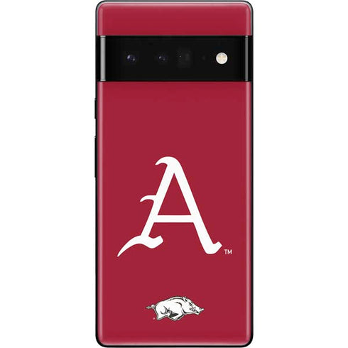 University of Arkansas-Fayetteville A Red Google Pixel 6 Pro Skin